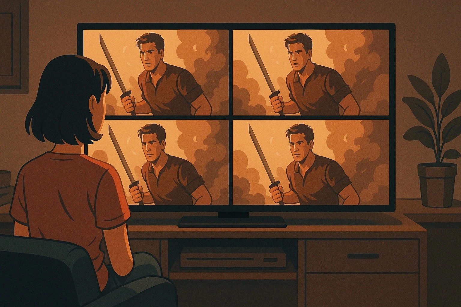 同じジャンルを繰り返し見る心理のイメージ（16:9）