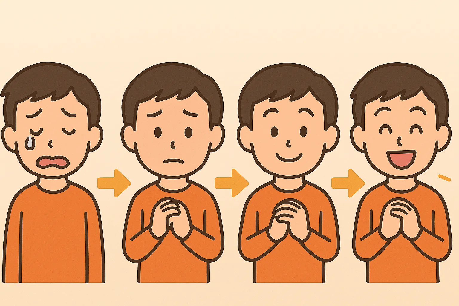 ストーリー性や感情の変化をイメージしたビジュアル